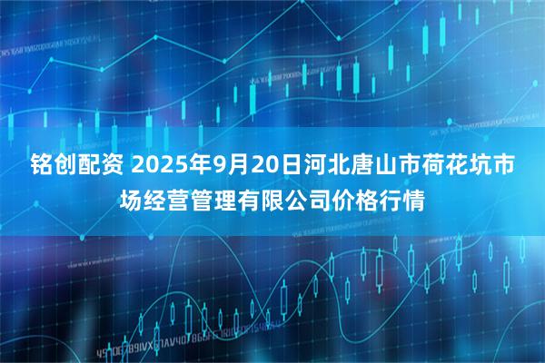 铭创配资 2025年9月20日河北唐山市荷花坑市场经营管理有限公司价格行情