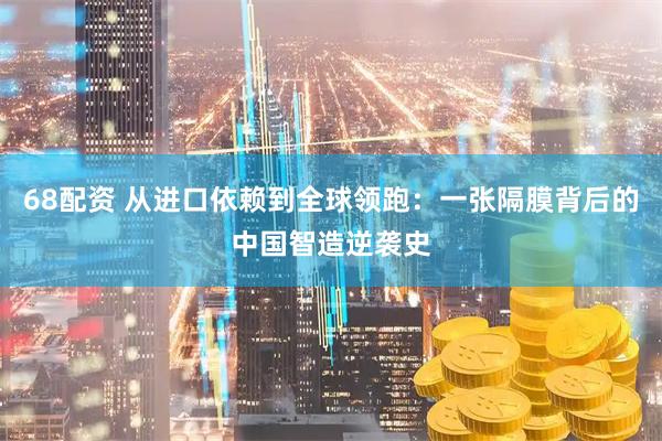 68配资 从进口依赖到全球领跑：一张隔膜背后的中国智造逆袭史